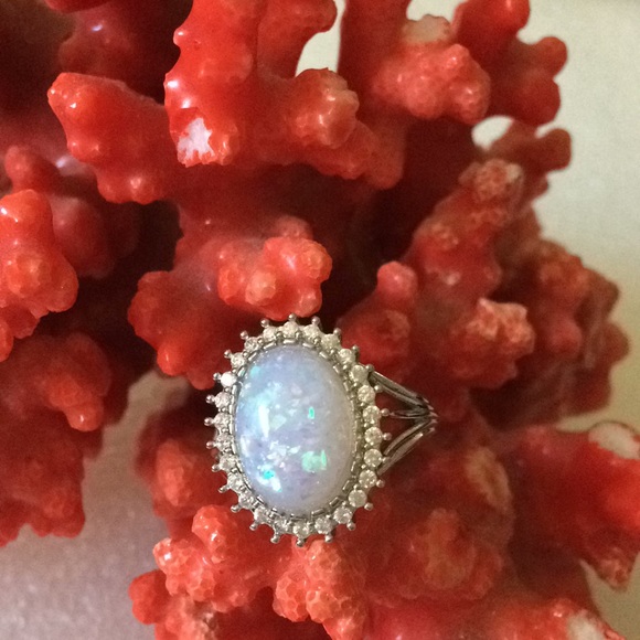 025 (lap) opal ring - Picture 1 of 7